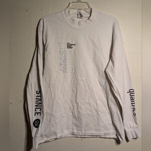 Port and company White Long Sleeve Shirt size large